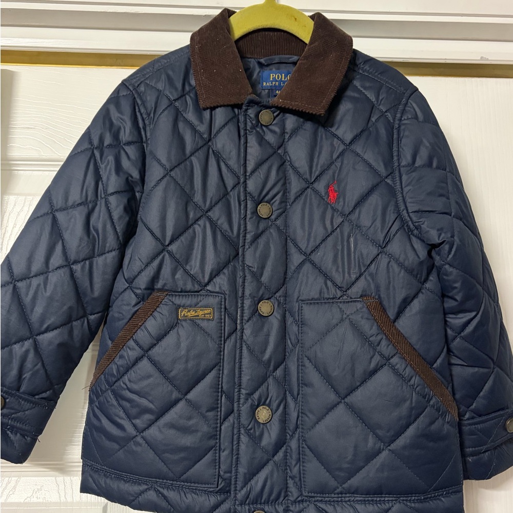 Ralph Lauren Kids Navy Quilted Puffer Jacket